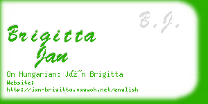 brigitta jan business card